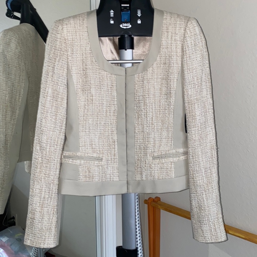 Tahari tweed jacket